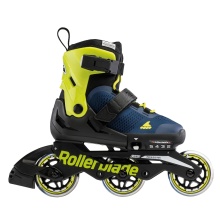 Rollerblade Inline Skates Microblade 3WD (Rollen: 80mm/82A, Kugellager: SG3) royalblau/lime Kinder